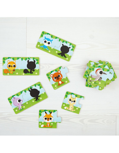 Puzzles les Animaux et Leur Ombre - Janod