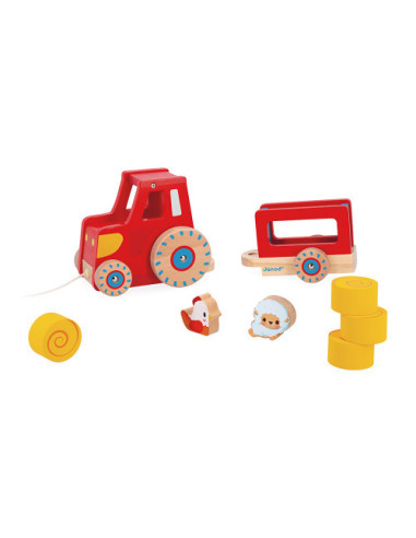 Ferme - tracteur a tirer - janod