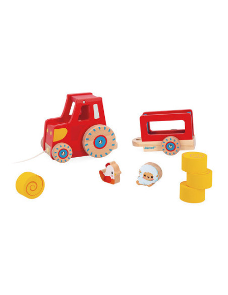 Ferme - tracteur a tirer - janod
