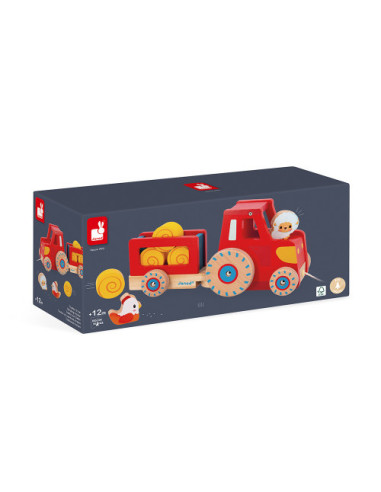 Ferme - tracteur a tirer - janod