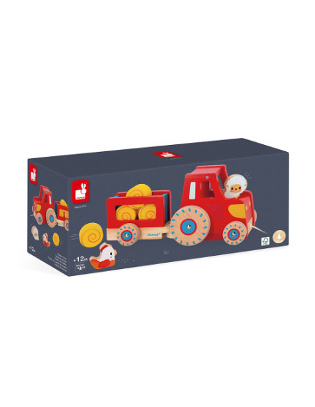 Ferme - tracteur a tirer - janod