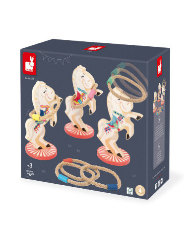 Jeu de Lancer d'Anneaux Chevaux Applepop - Janod