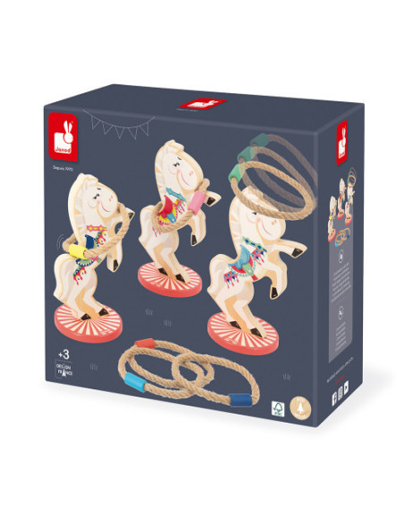 Jeu de Lancer d'Anneaux Chevaux Applepop - Janod