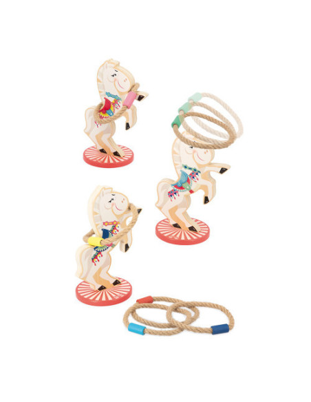 Jeu de Lancer d'Anneaux Chevaux Applepop - Janod
