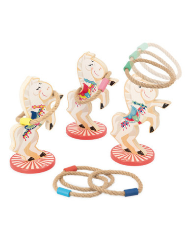 Jeu de Lancer d'Anneaux Chevaux Applepop - Janod