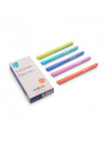 Boîte de 5 feutres effaçables pointe fine pour silicone et tableau - Super petit