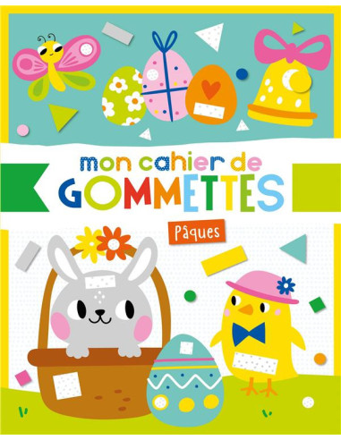 Mon cahier de gommettes - pâques