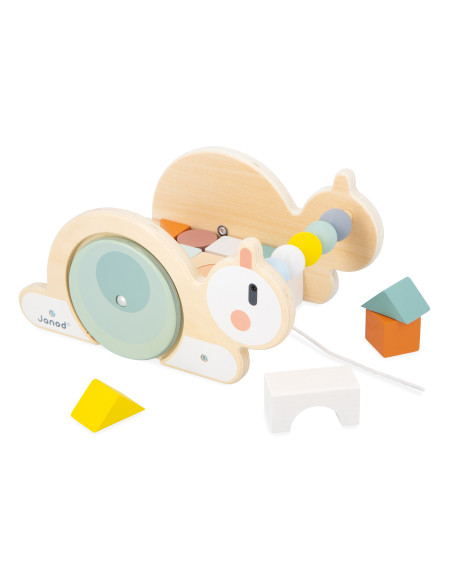 Chariot cube escargot Sweet cocoon - Janod