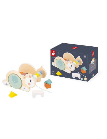 Chariot cube escargot Sweet cocoon - Janod