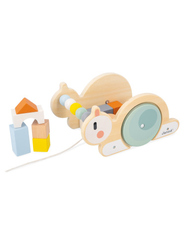 Chariot cube escargot Sweet cocoon - Janod