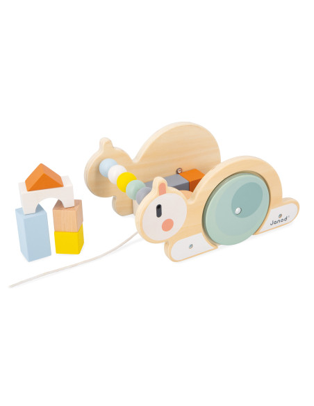 Chariot cube escargot Sweet cocoon - Janod