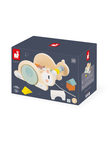 Chariot cube escargot Sweet cocoon - Janod