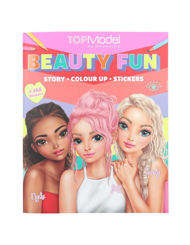 Topmodel album de coloriage beauty fun