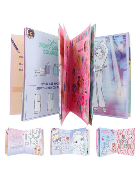 Topmodel album de coloriage beauty fun