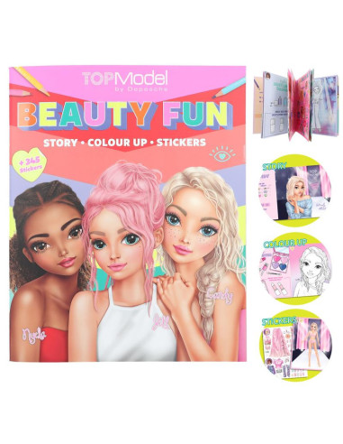 Topmodel album de coloriage beauty fun