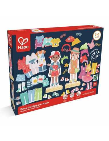 Je m'habille avec mes vêtements aimantés - Hape