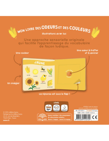 Mon livre des odeurs et des couleurs - la ferme