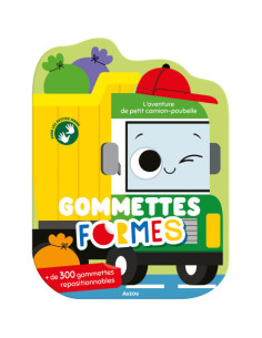 Gommettes formes - l'aventure de petit camion-poubelle