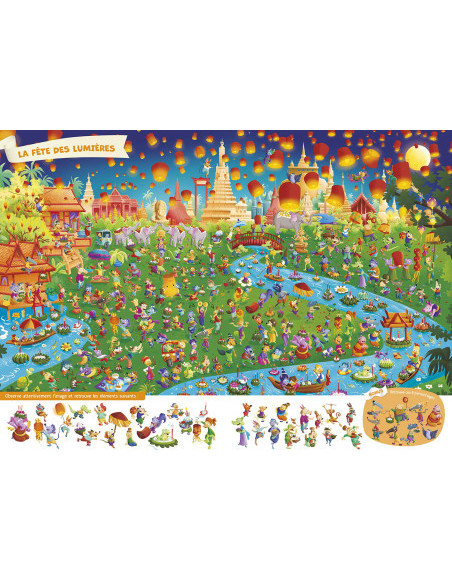 Cherche & trouve loup part en voyage