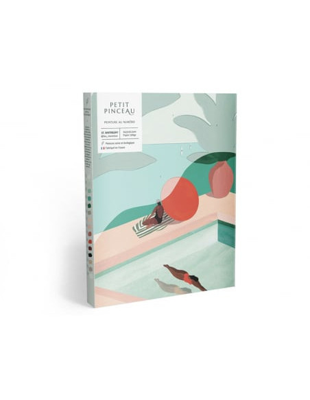 Coffret peinture au numéro - St Barthélémy par Léa Morichon - La petite épicerie