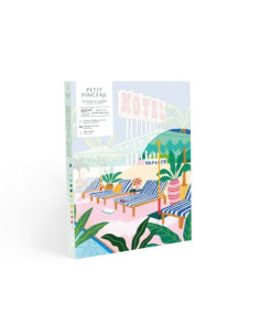 Coffret peinture au numéro - The Motel Pool par Jessica Smith - La petite épicerie