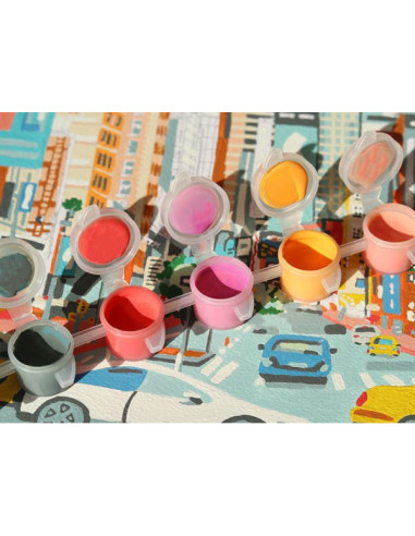 Coffret peinture au numéro - Broadway and West 53RD par Grace Helmer - La petite épicerie