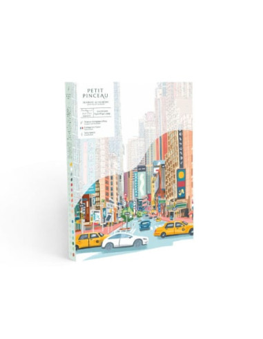 Coffret peinture au numéro - Broadway and West 53RD par Grace Helmer - La petite épicerie