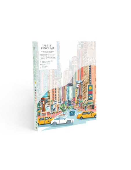 Coffret peinture au numéro - Broadway and West 53RD par Grace Helmer - La petite épicerie