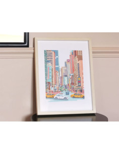 Coffret peinture au numéro - Broadway and West 53RD par Grace Helmer - La petite épicerie 2