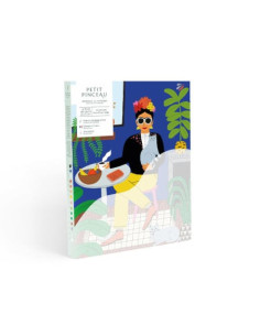 Coffret peinture au numéro - La fille aux chats par Guillaume Denaudhome - La petite épicerie