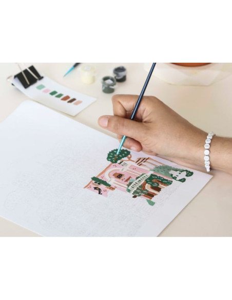 Coffret peinture au numéro - Rome par Hoglet and Co - La petite épicerie