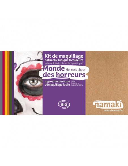 Kit 8 couleurs Mondes des horreurs bio