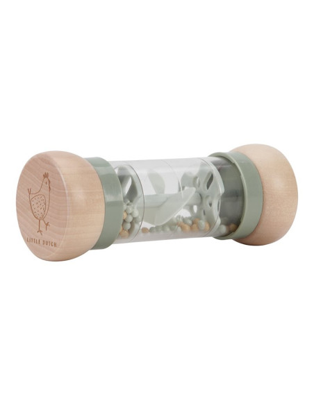 Hochet de pluie en bois - Little Farm - little dutch