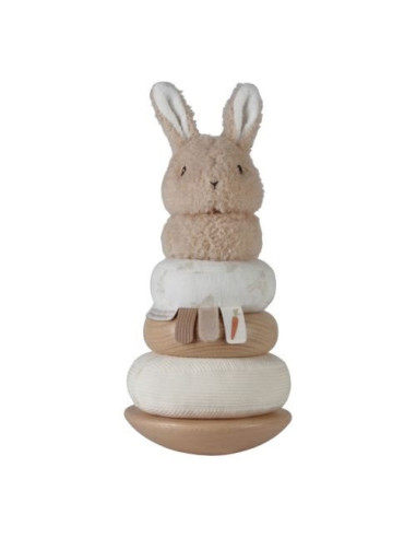 Lapin à empiler Baby Bunny : doudou et jeu éducatif