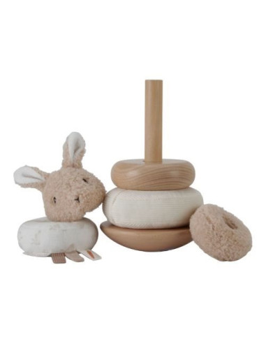 Lapin à empiler Baby Bunny : doudou et jeu éducatif