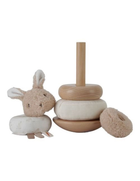 Lapin à empiler Baby Bunny : doudou et jeu éducatif