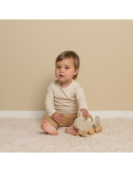Jouet à tirer Lapin Baby Bunny : compagnon de marche