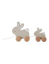 Jouet à tirer Lapin Baby Bunny : compagnon de marche