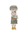 Poupée Jim ferme avec poule - 35cm - Little dutch