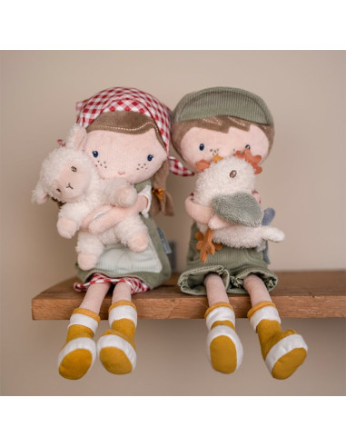 Poupée Rosa avec mouton - 35cm - Little dutch