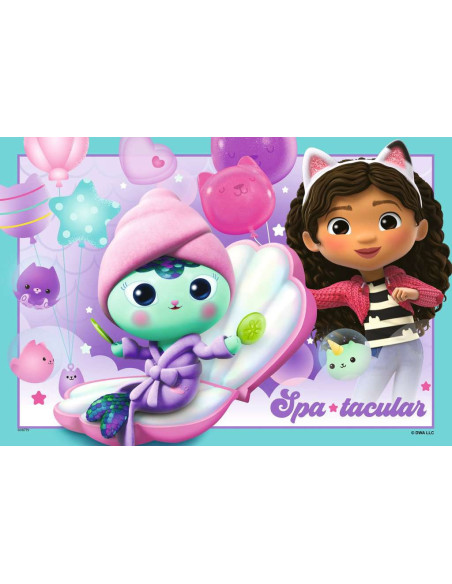 Ravensburger - Lot de 2 puzzles 12 pièces - Soirée pyjama Gabby's Dollhouse