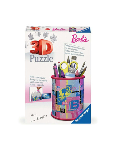 Ravensburger - Puzzle 3D Pot à Crayons - Barbie