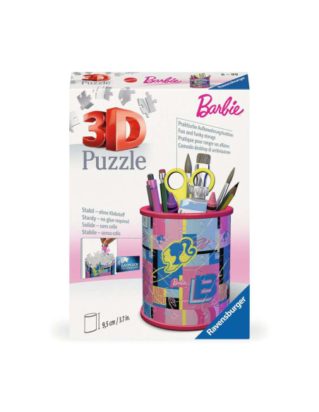 Ravensburger - Puzzle 3D Pot à Crayons - Barbie