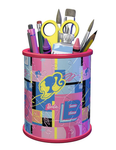 Ravensburger - Puzzle 3D Pot à Crayons - Barbie