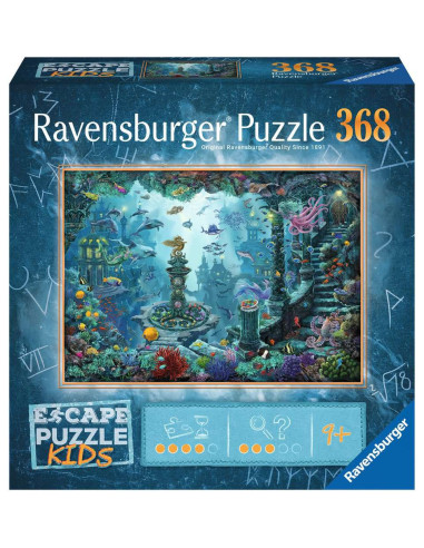 Ravensburger - Escape puzzle Kids - Au royaume sous-marin - Puzzle 368 pièces