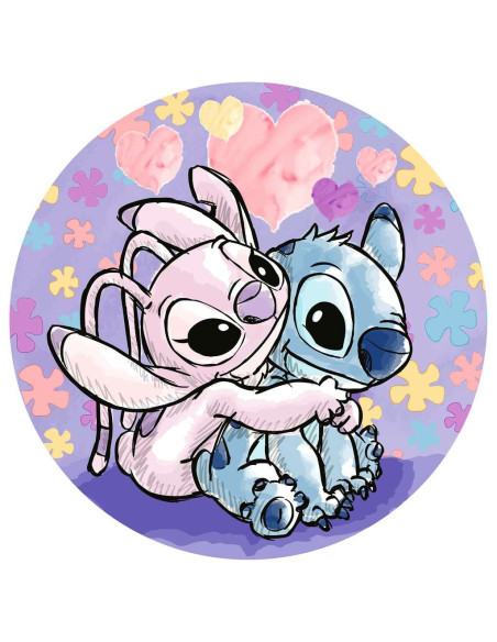Puzzle Rond Disney Stitch 500 pièces - Format Unique