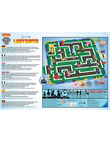 Labyrinthe Junior Pat'Patrouille - Jeu d'aventure Ravensburger