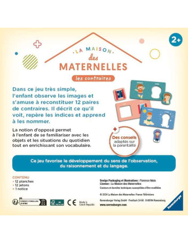 Ravensburger - Les Contraires - La Maison des Maternelles 