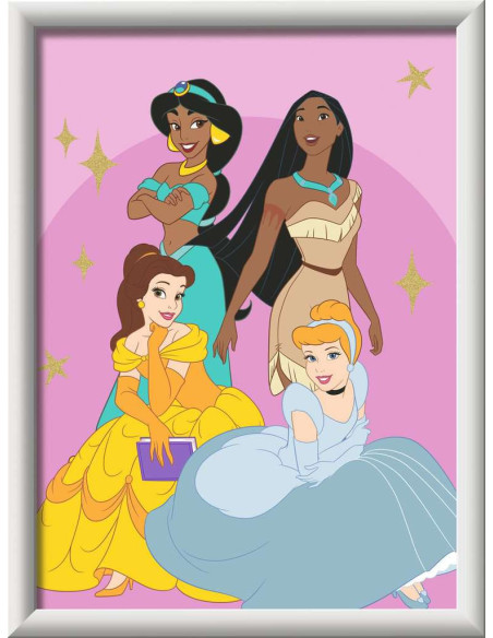 Ravensburger – Numéro d’Art format 18x24cm – Disney Princesses