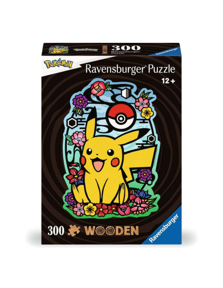 Ravensburger - Puzzle en bois - Pikachu - 300 pièces